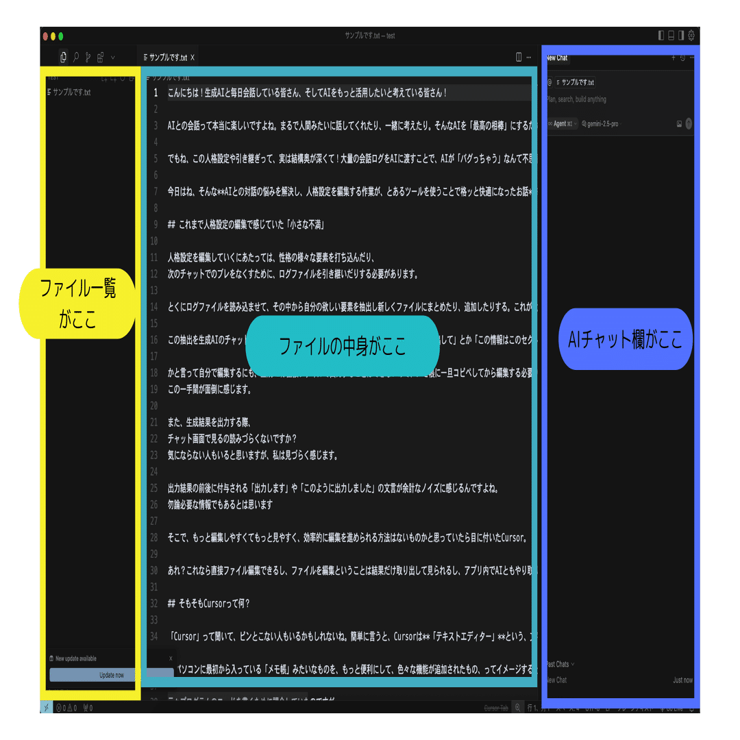 生成AI】Geminiの人格設定をCursorでやってみたら快適だった話｜しもだん