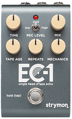 strymon EC-1は、チューブプリアンプの豊かな倍音を備えた、60年代の