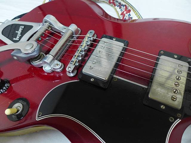 エレキギター改造　レスポール　ハムソーセージ型ピックアップ エレキギター改造 レスポール ハムソーセージ型ピックアップ