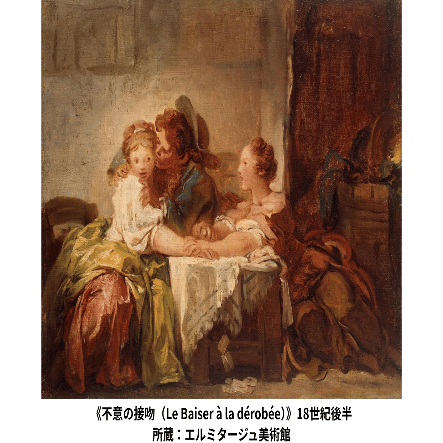 🎨 二つの絵の「視線」に潜む物語～フラゴナール《不意の接吻