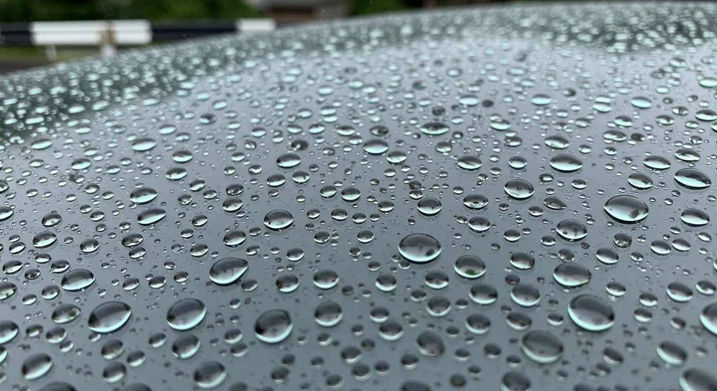 施工1ヶ月後の撥水効果