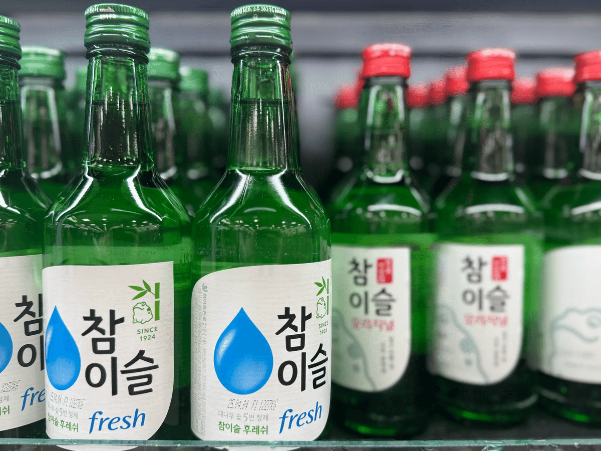 韓国ソジュセット3本 蒸留酒 ガムチ （焼酎のライバルってほんと