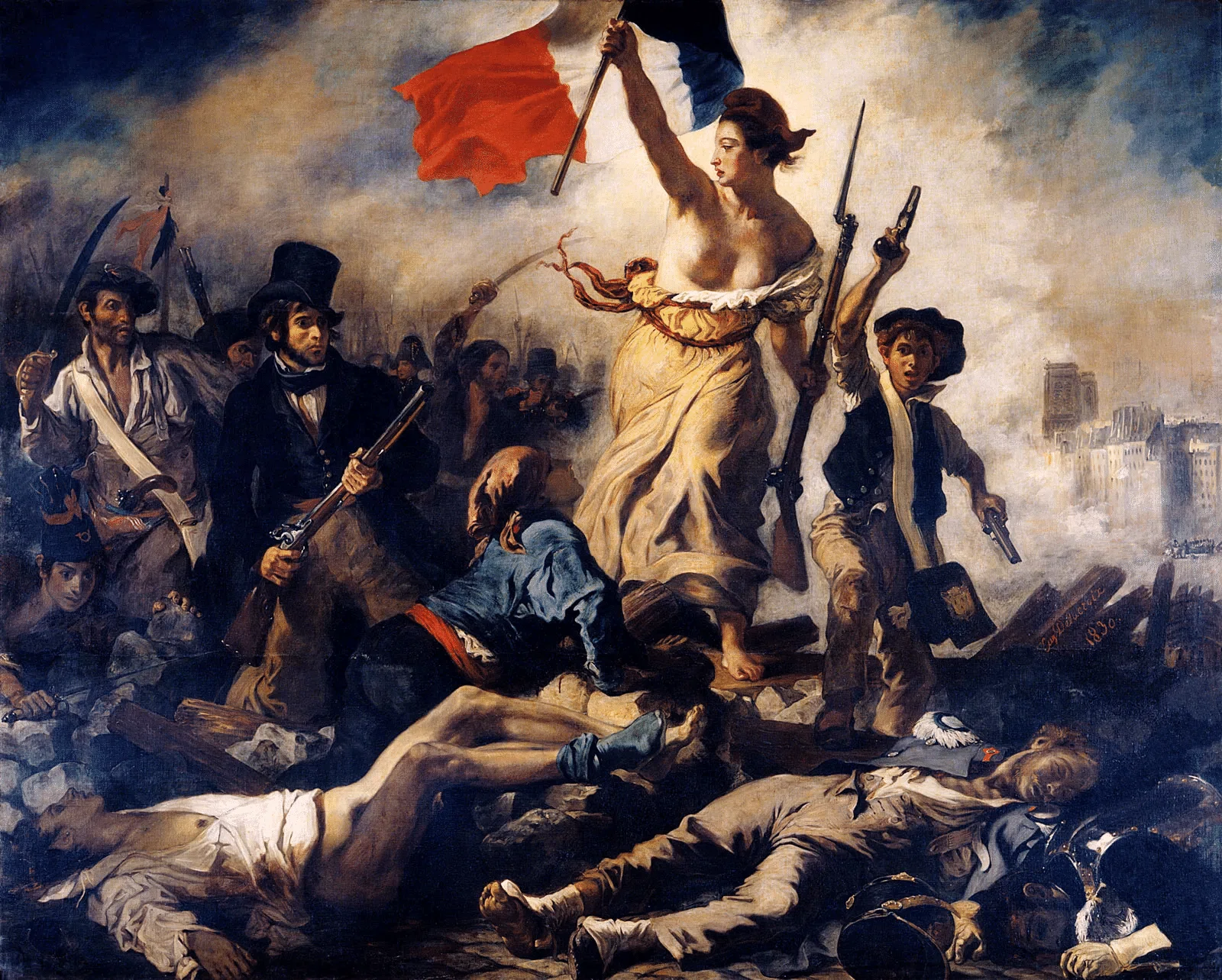 民衆を導く自由の女神》を読み解く: 革命と芸術の狭間を歩くフランスの