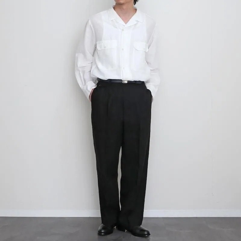 YLÈVE イレーヴ スラックス メンズ パンツ 24AW】YLÈVE WOOL TROPICAL TR 