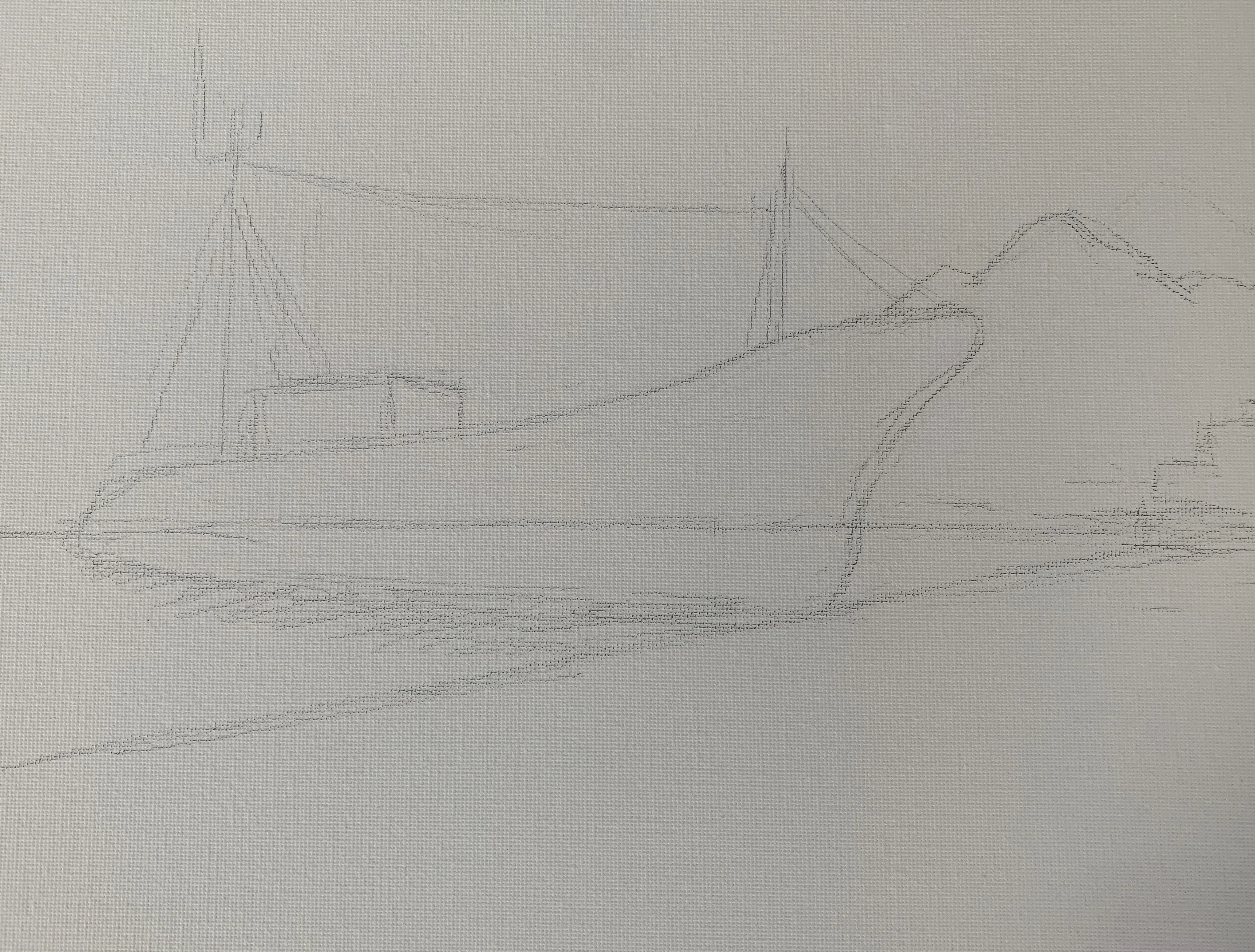 漁港を描く｜ツチノコ