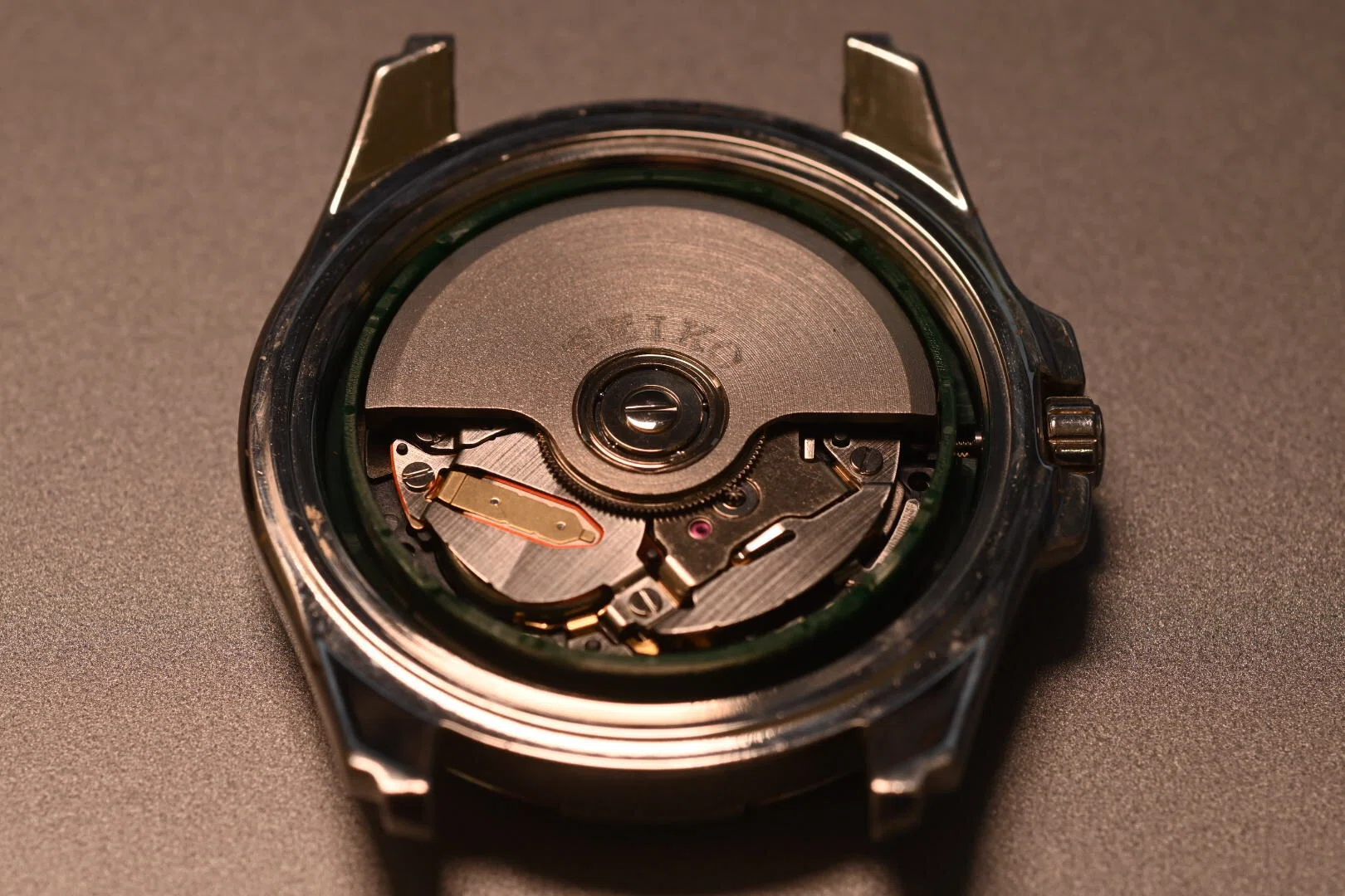名機7L22】セイコーKINETICスポーチュラクロノグラフ二次電池交換済 