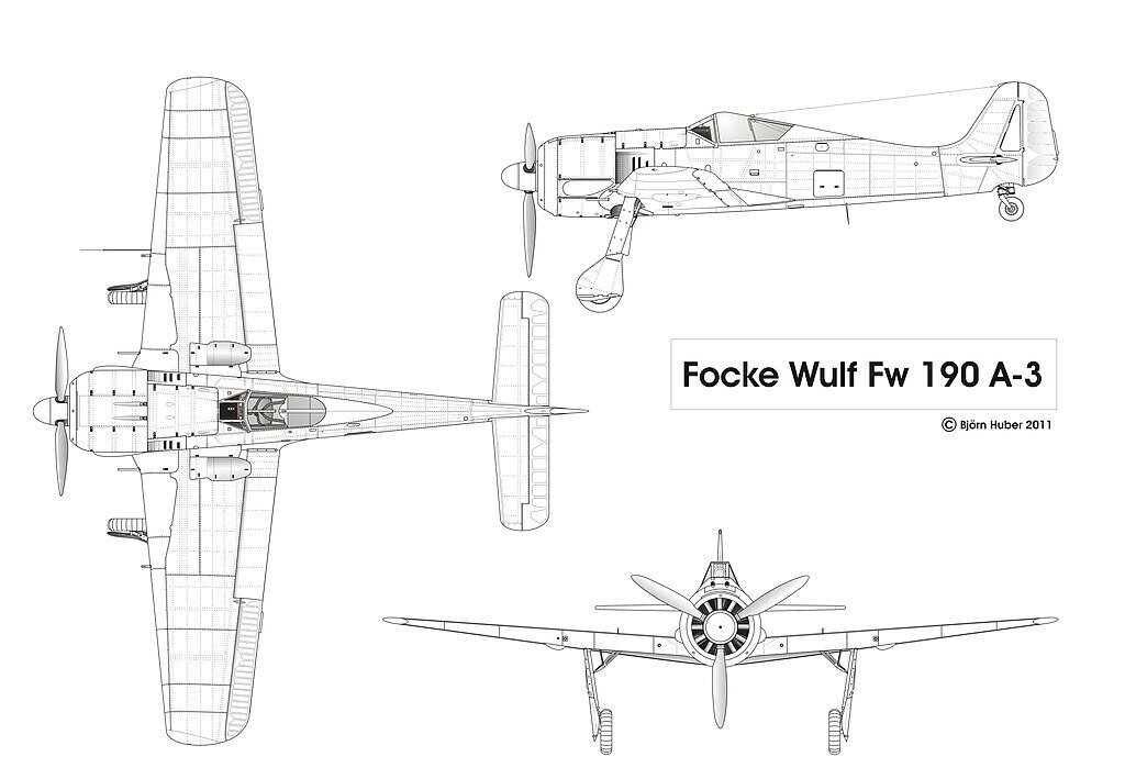 タフな戦場での軍馬〜フォッケウルフFw190A｜ワンモア@航空エッセイ