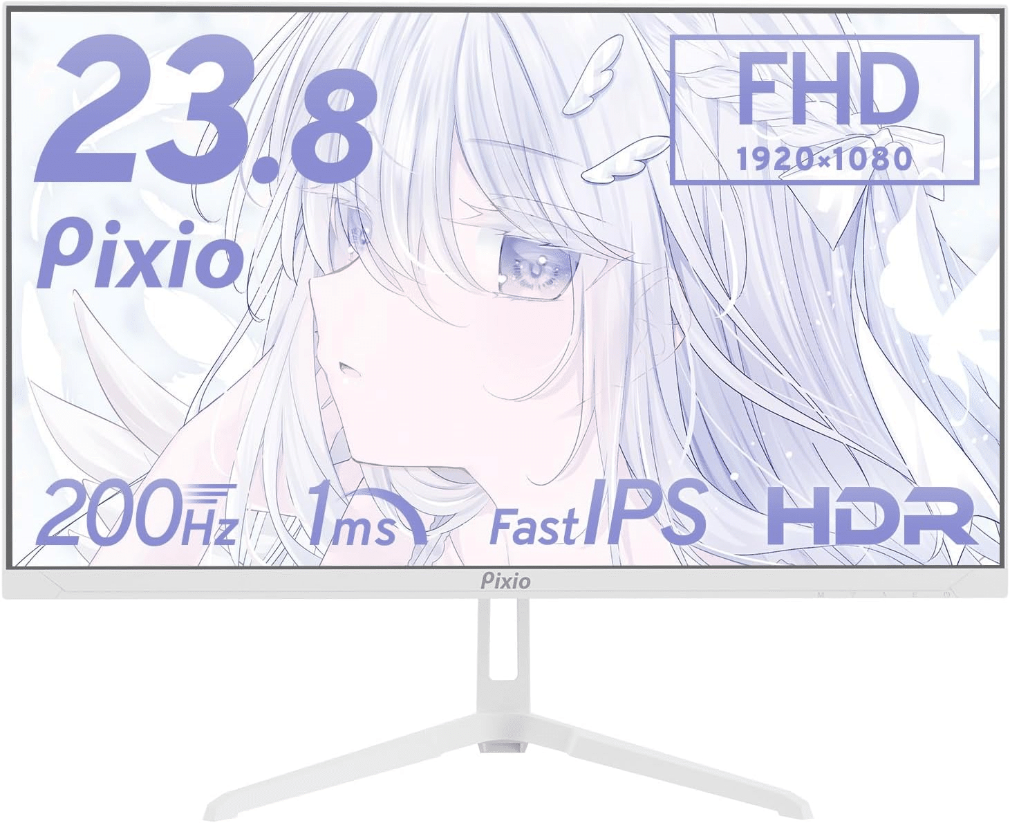 Pixio PX248 Wave White 23.8インチ 200Hz ゲーミングモニター Pixio PX248 Wave White 23.8インチ 200Hz ゲーミングモニター
