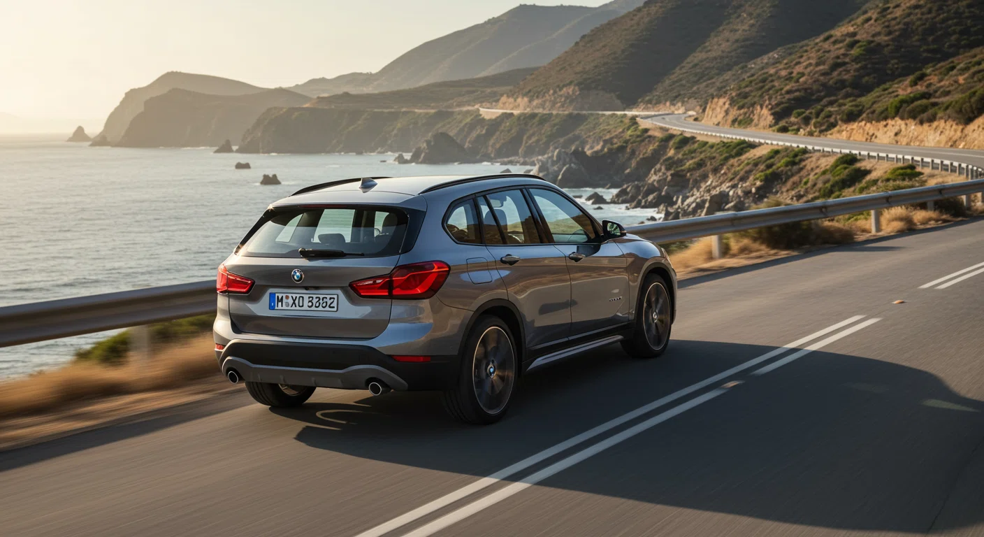 BMW X1の試乗風景