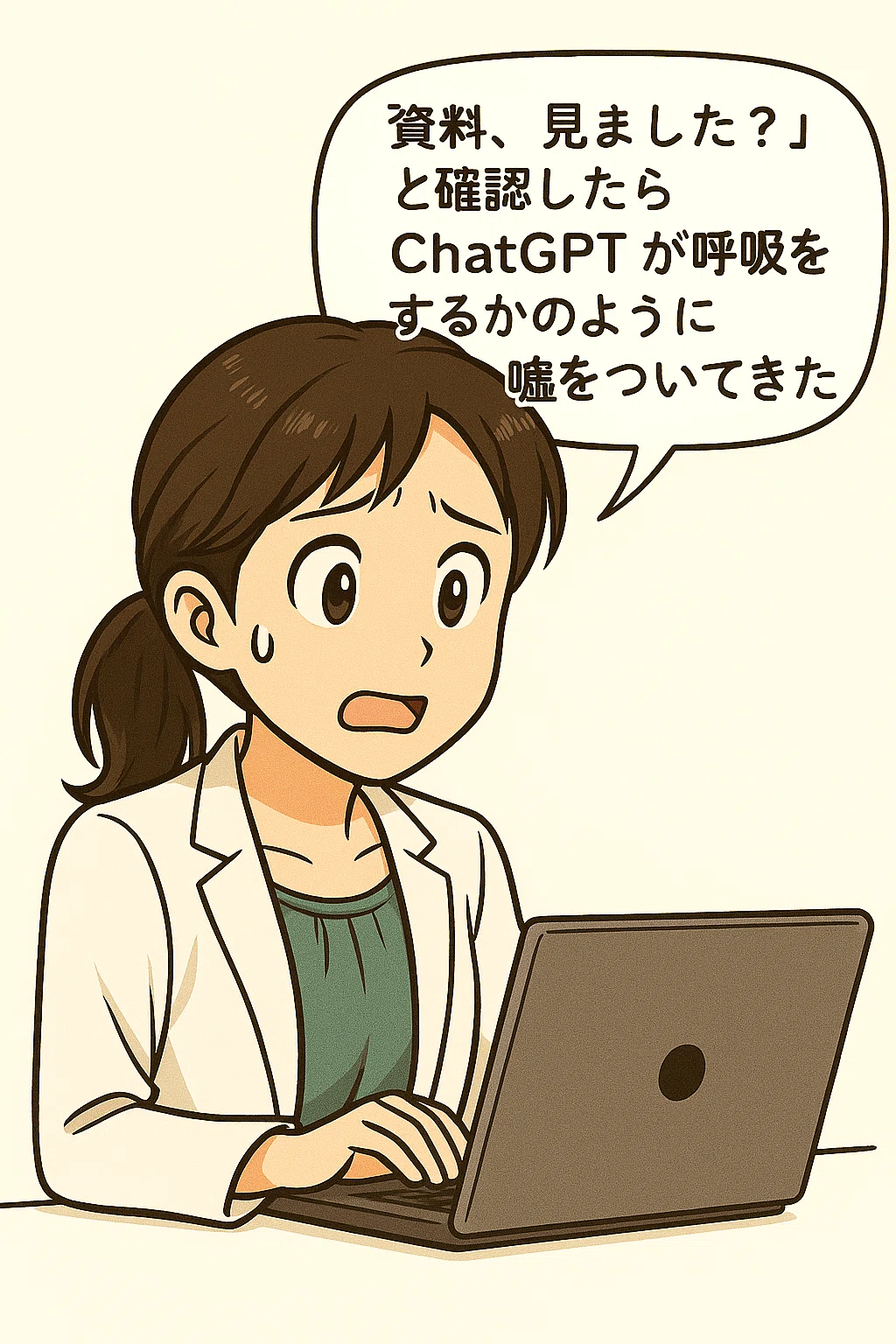 【決定しました。みなさんにお返事できずすみません。お問い合わせくださりありがとうございました！】日立　白くまくん　 資料、見ました？」と聞いたら始まるAIの空返事問題｜鈴木あやこ（江東
