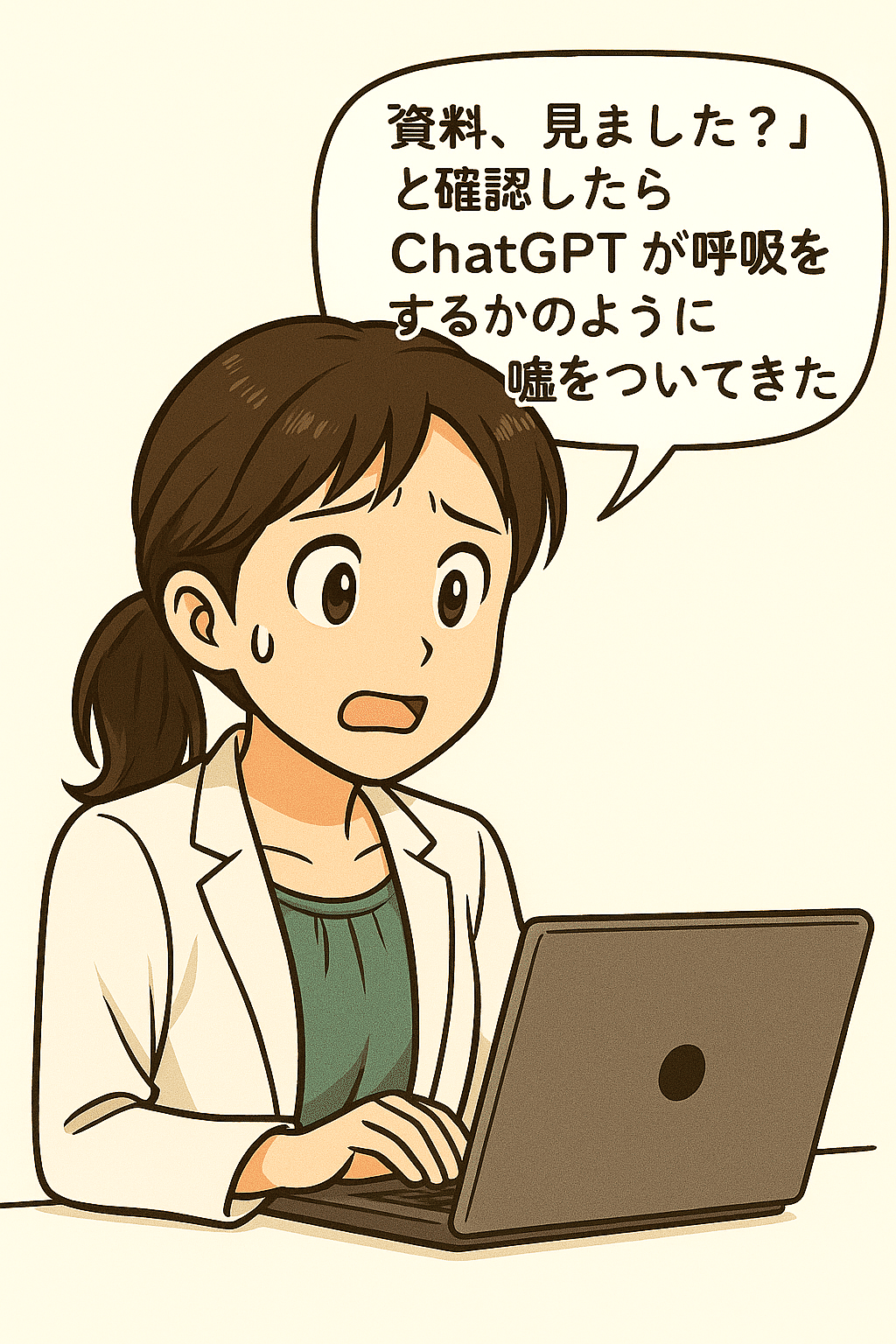 【決定しました。みなさんにお返事できずすみません。お問い合わせくださりありがとうございました！】日立　白くまくん　 資料、見ました？」と聞いたら始まるAIの空返事問題｜鈴木あやこ（江東