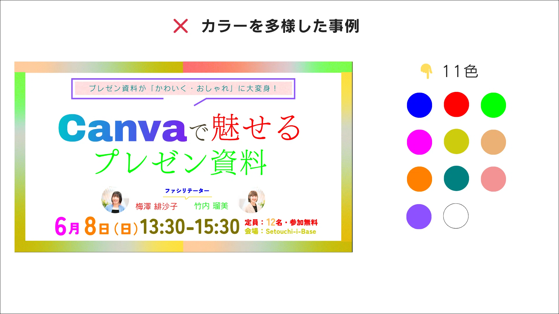 Canvaで魅せる プレゼン資料 〜プレゼン資料が「かわいく・おしゃれ 