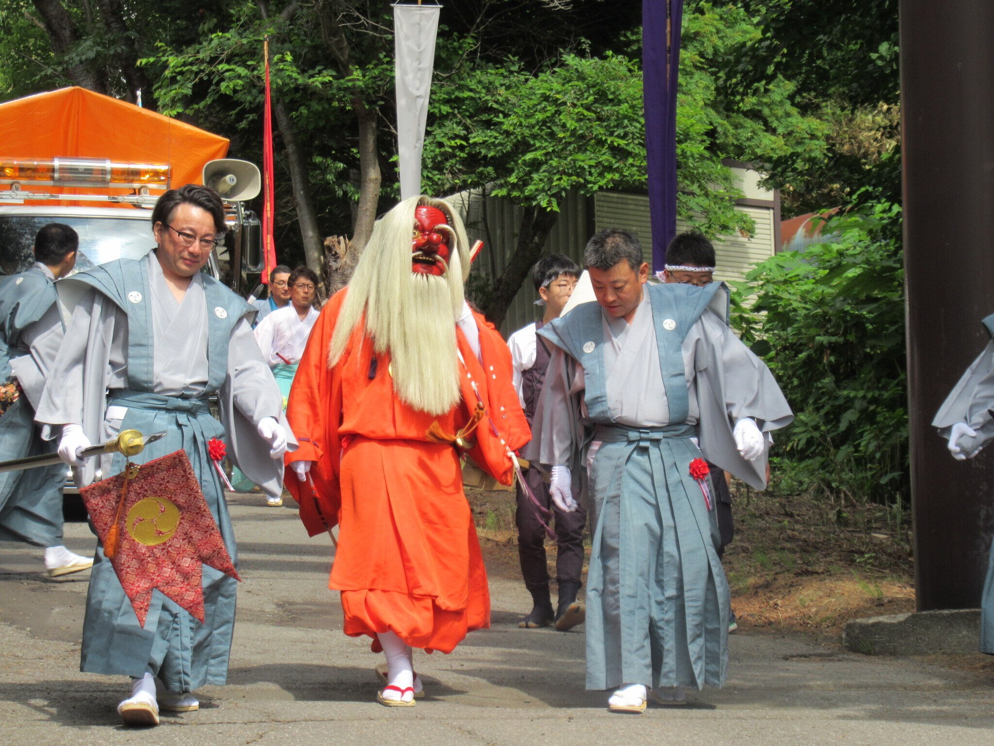 古平町の「琴平神社祭典神輿渡御行列」を道指定無形民俗文化財に