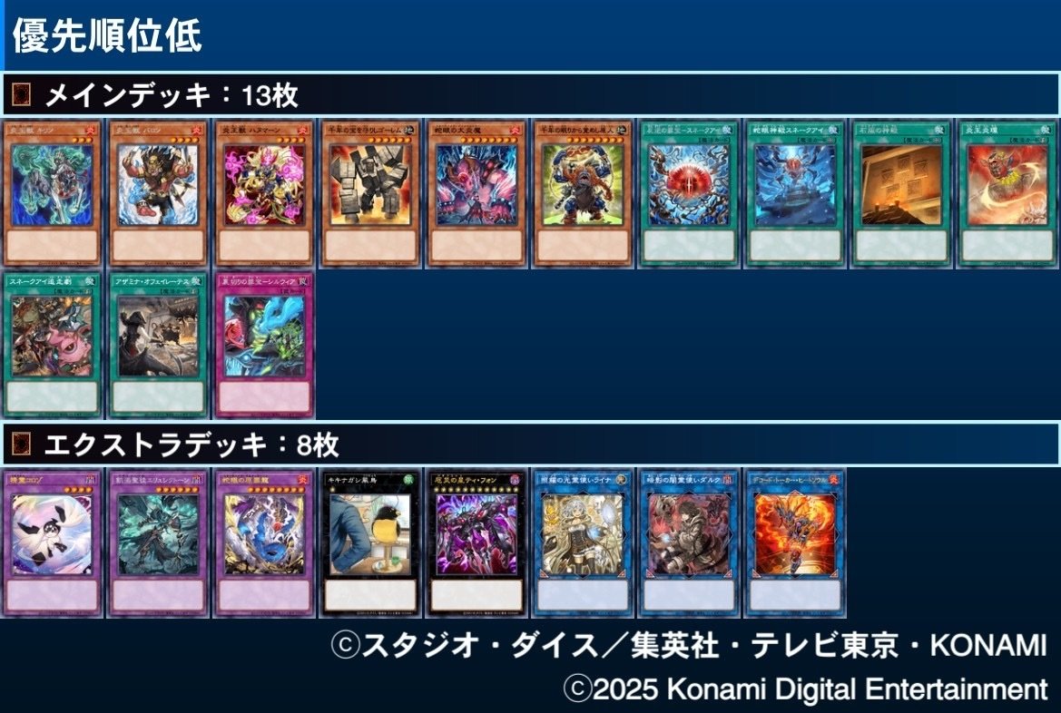 炎スネ構築論【遊戯王マスターデュエル】｜フジキ
