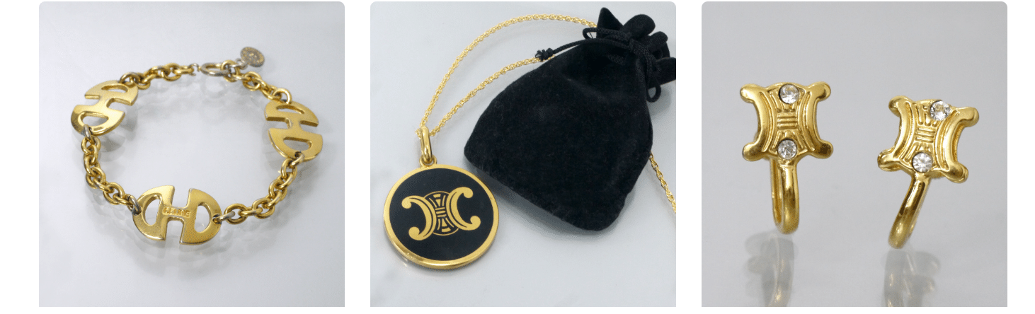 セリーヌ 馬車金具 ブレスレット ゴールド メッキ レディース CELINE