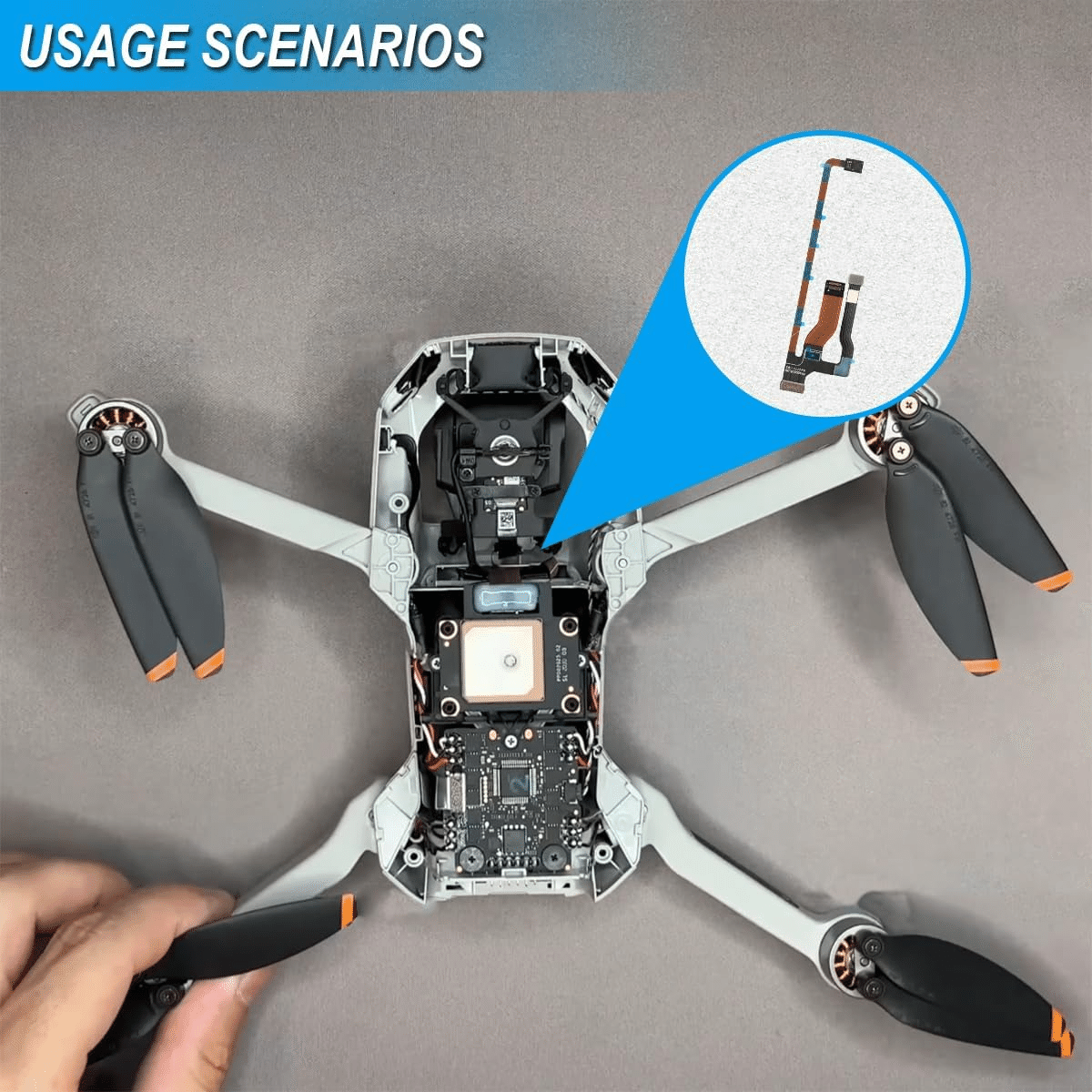 ZHUROUPU DJI Mavic Mini 3-in-1リボンケーブル｜GetGadgetGot