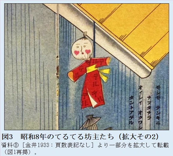 昭和8年のてるてる坊主【てるてるmemo＃40】｜てるてる坊主研究所