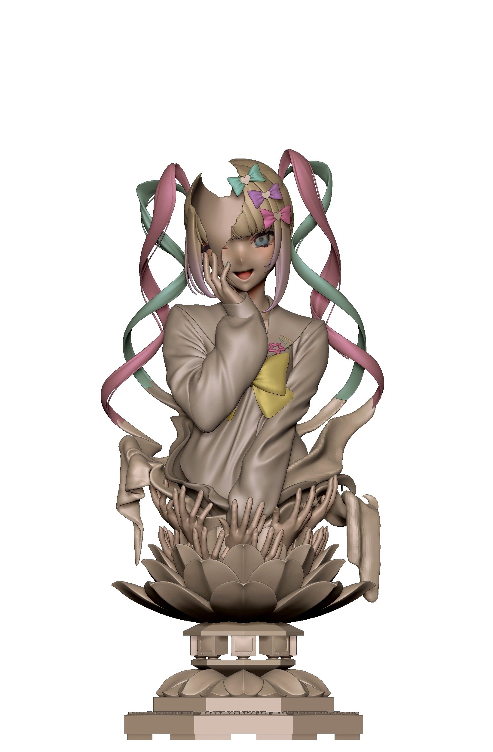 超てんちゃんのことを考え続けた原型師が超てんちゃん仏像を作るまで②