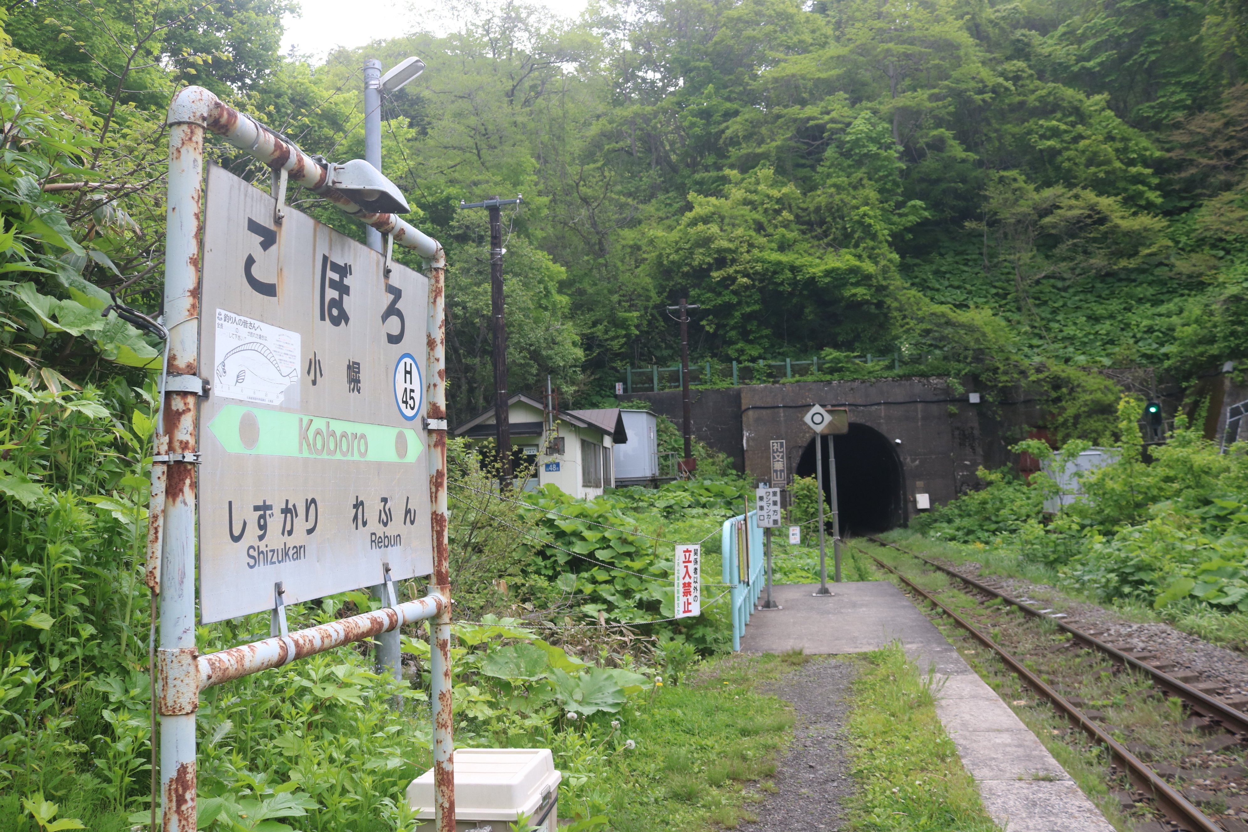行先サボ 室蘭本線 長万部 室蘭（u884cu5148u30b5u30dc