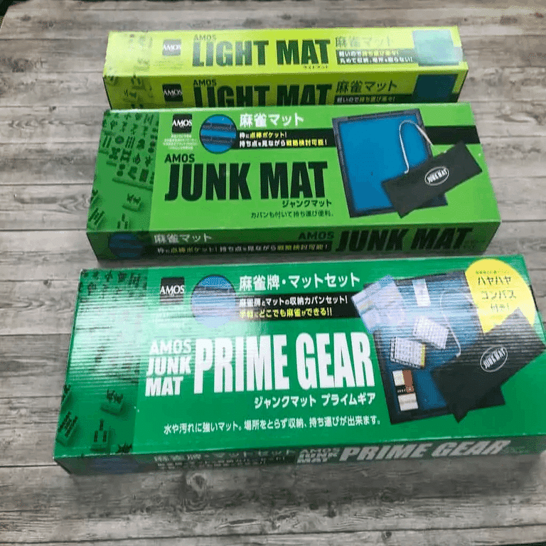 【お得麻雀セット】ジャンクマット プライムギア 麻雀牌、マット新品 麻雀 AMOS JUNK MAT ジャンクマット プライムギア 麻雀セット 麻雀牌