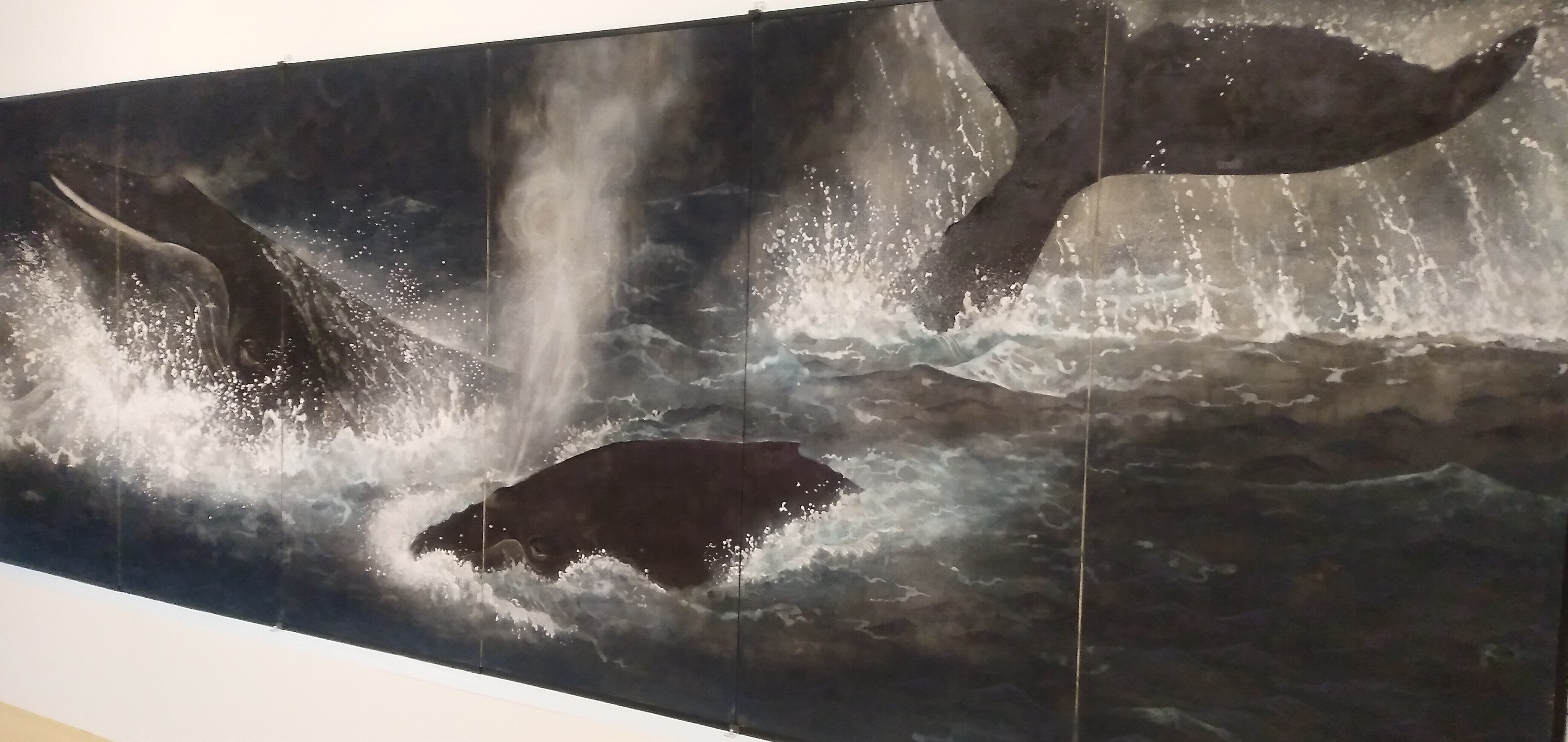 横須賀美術館 4 海辺のミュージアムで楽しむ日本画のきらめき」西野