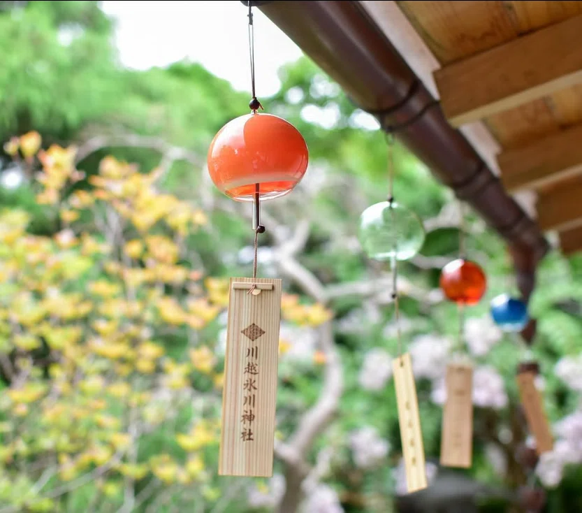 海颯さん ❤️ 川越氷川神社 縁結び風鈴 限定色2点 猛暑避けお守り 涼色 縁むすび風鈴に合わせ頒布されるお守りです。 #川越氷川神社 #縁むすび