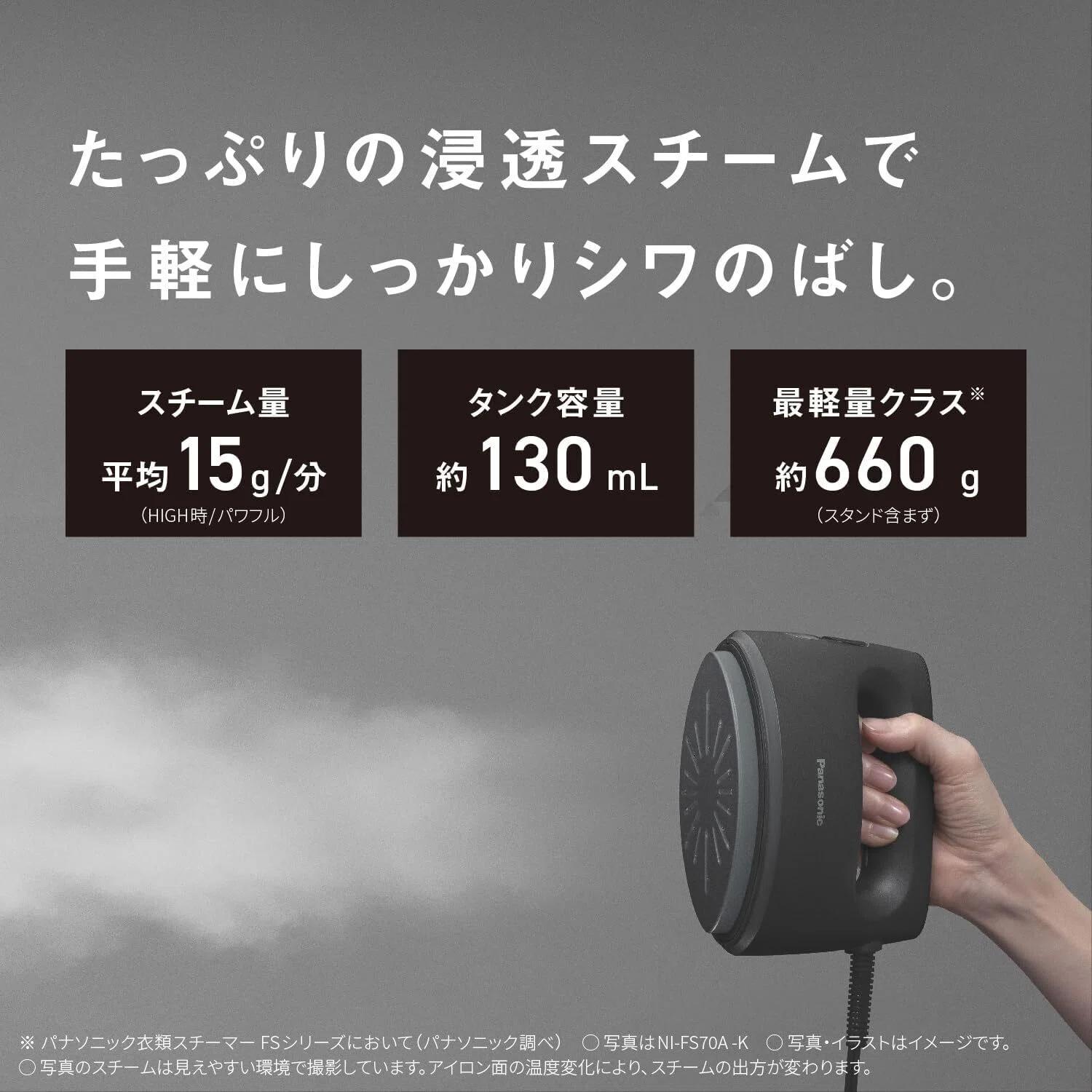 レビュー】パナソニック衣類スチーマーNI-FS70A-Kは“買い”か