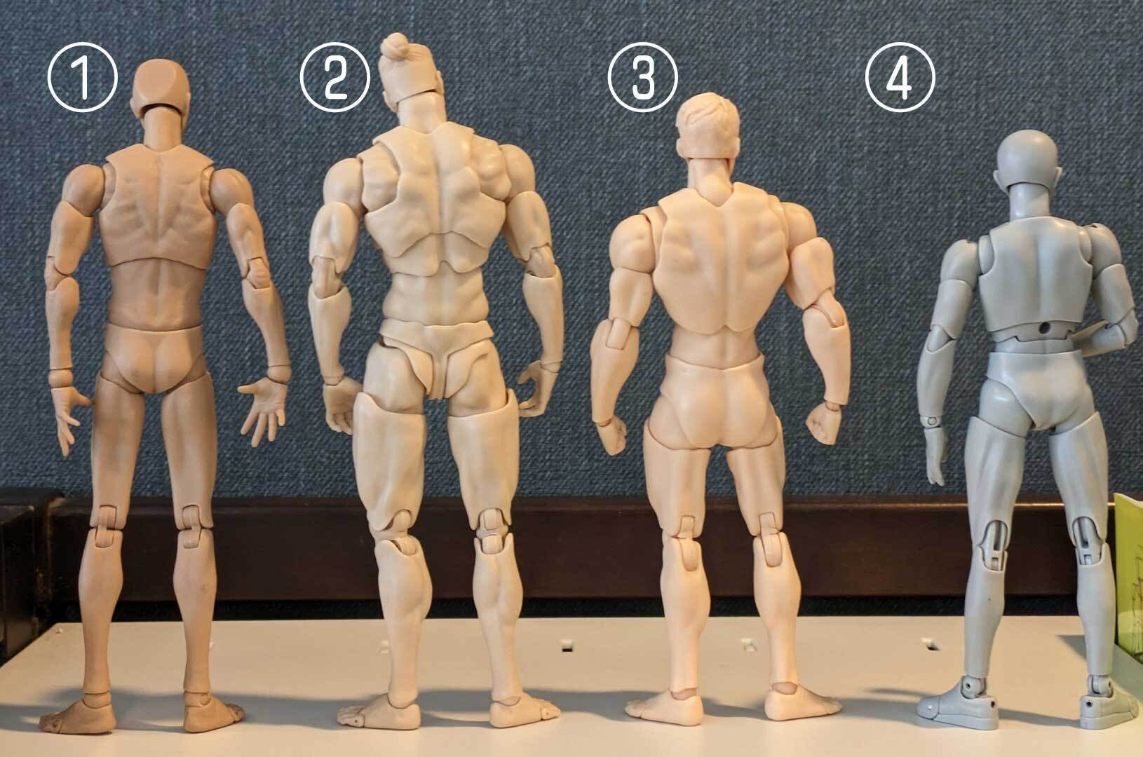 おえかき】男性素体比較2025夏｜zen