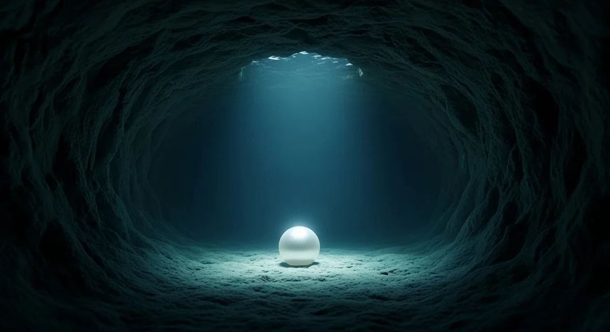 幻想的な水中風景