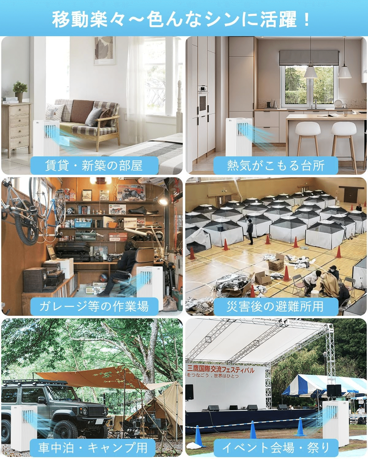 ほぼ新品JYWINA スポットクーラー 家庭用 移動式エアコン 【2025新型】 楽天市場】JYWINA スポットクーラー 家庭用 移動式エアコン