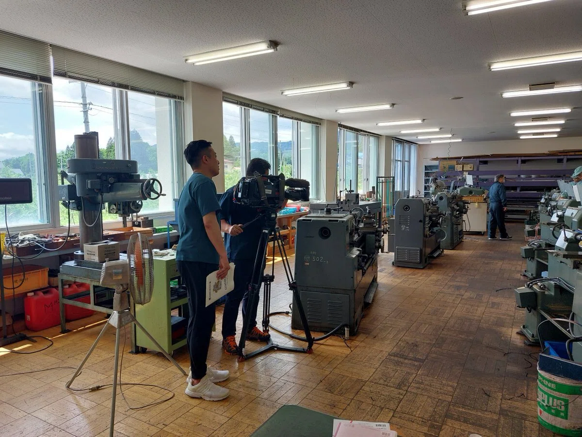 盛工 テレビ取材】｜岩手県立盛岡工業高等学校