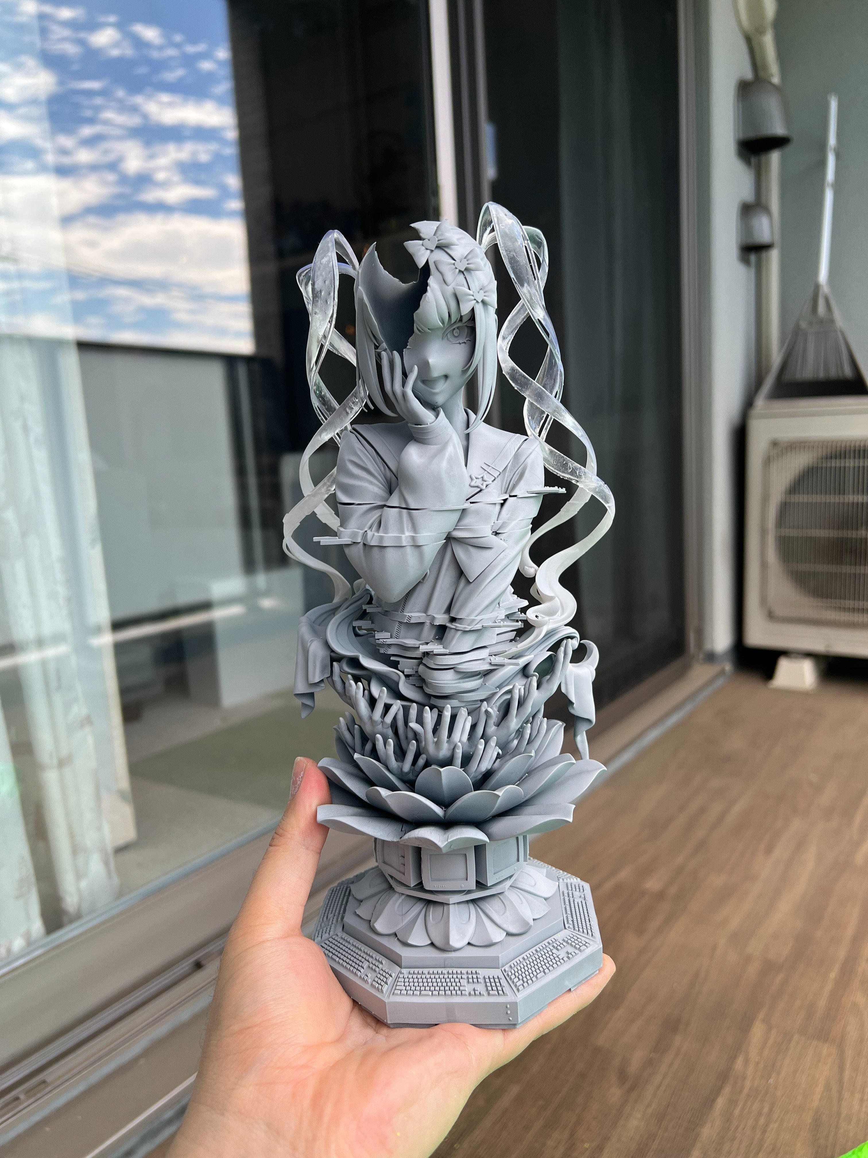 超てんちゃんのことを考え続けた原型師が超てんちゃん仏像を作るまで②