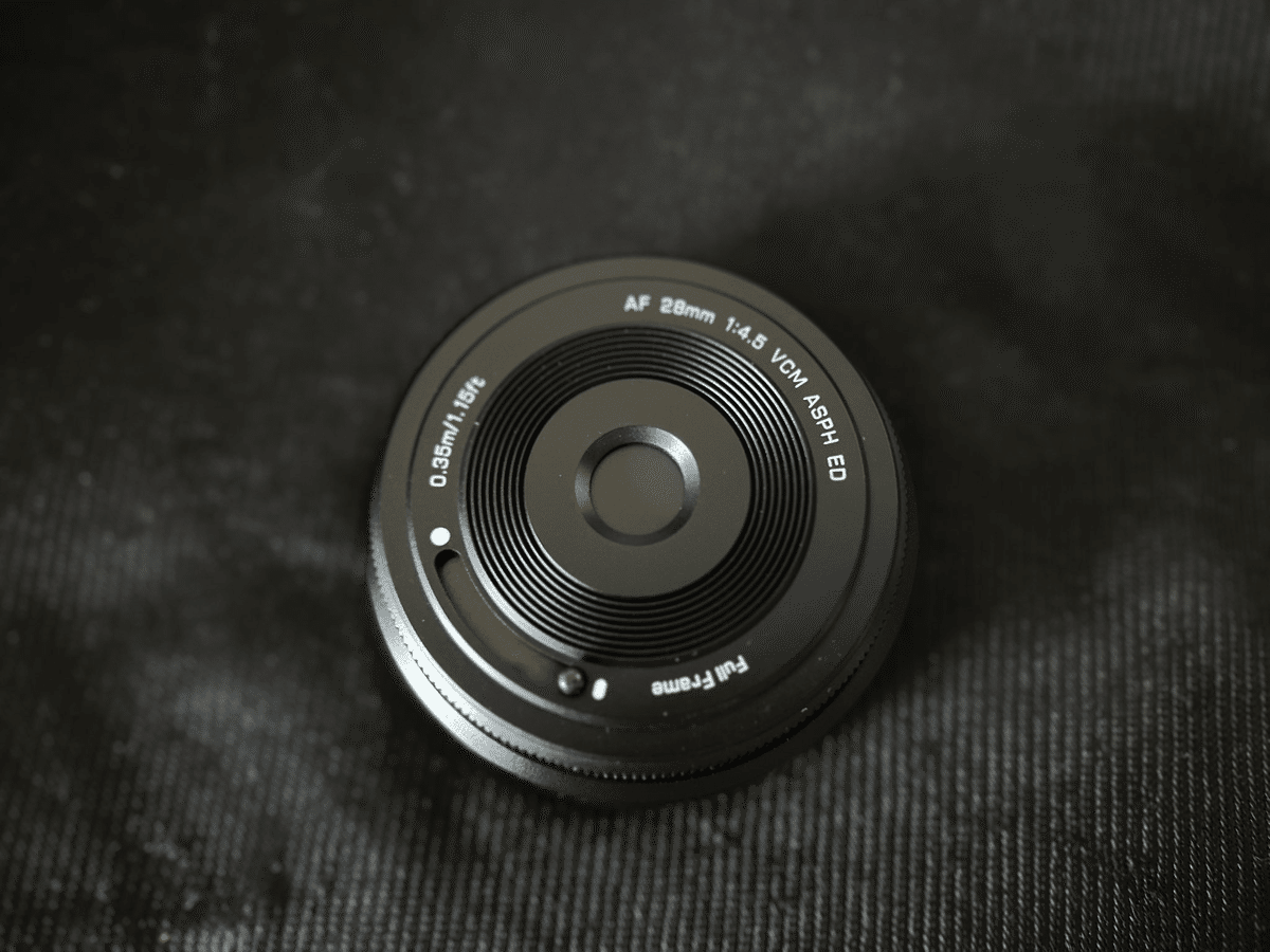 VILTROX AF 28mm F4.5 Z 超薄型 パンケーキレンズ VILTROX AF 28mm F4.5 フルフレーム、60gチップ超薄型レンズ、Z