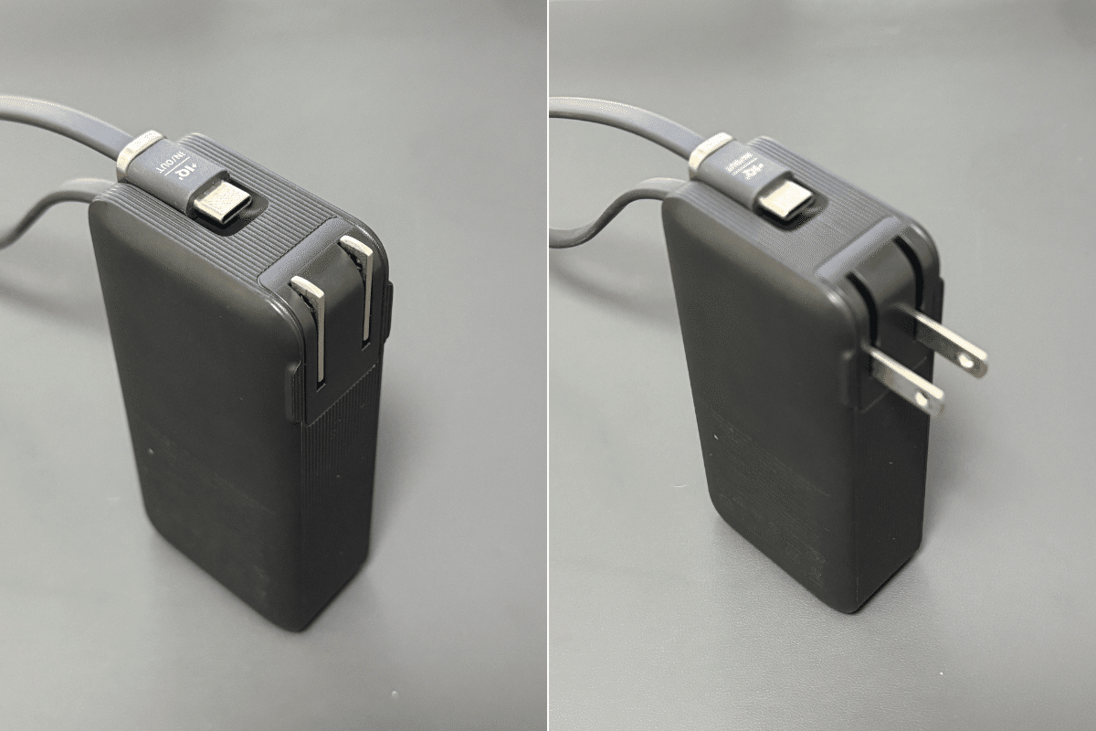 Anker Power Bank (10000mAh, Fusion, Built-In USB-C ケーブル