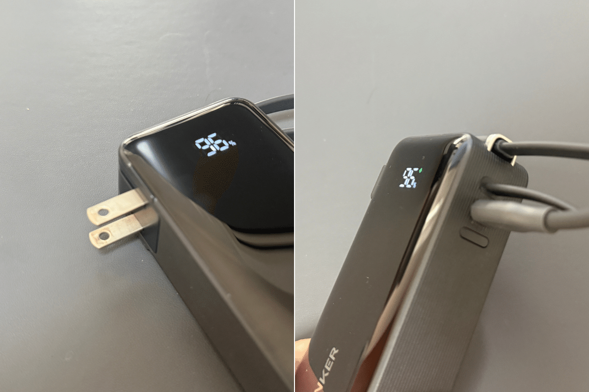 Anker Power Bank (10000mAh, Fusion, Built-In USB-C ケーブル)は