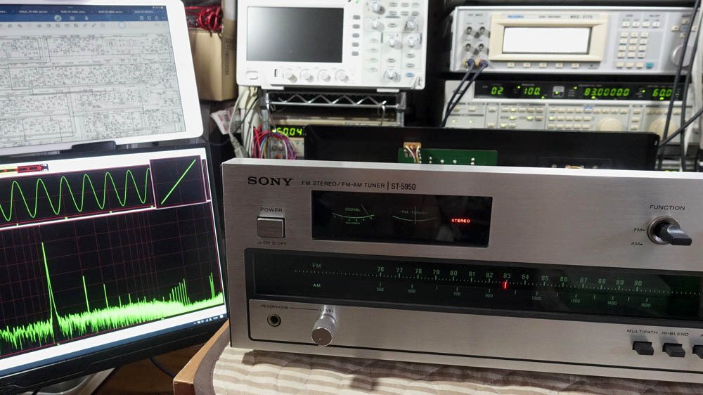 SONY ST-5950 修理調整記録3｜BLUESS Laboratory