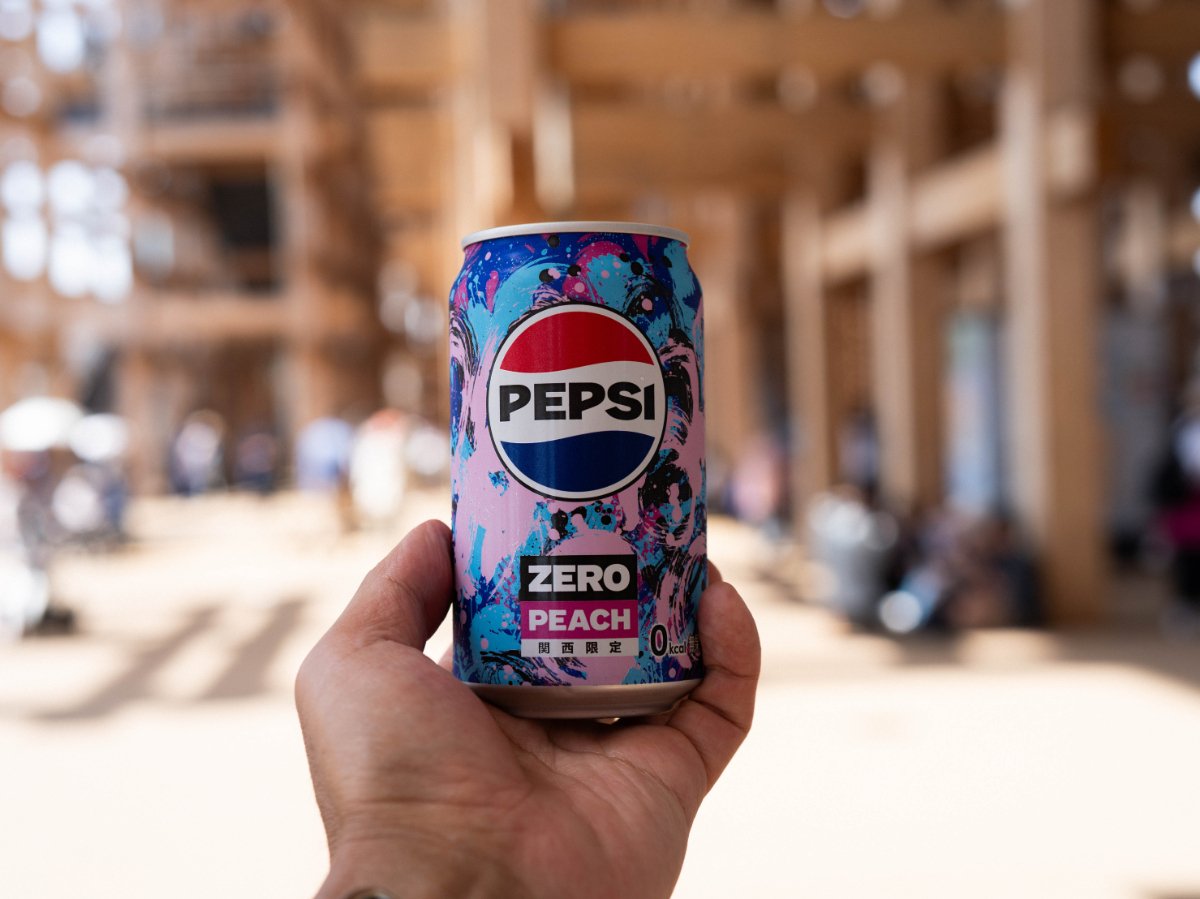 大屋根リングとペプシコーラとイケおじ（大阪関西万博）｜松野陽平