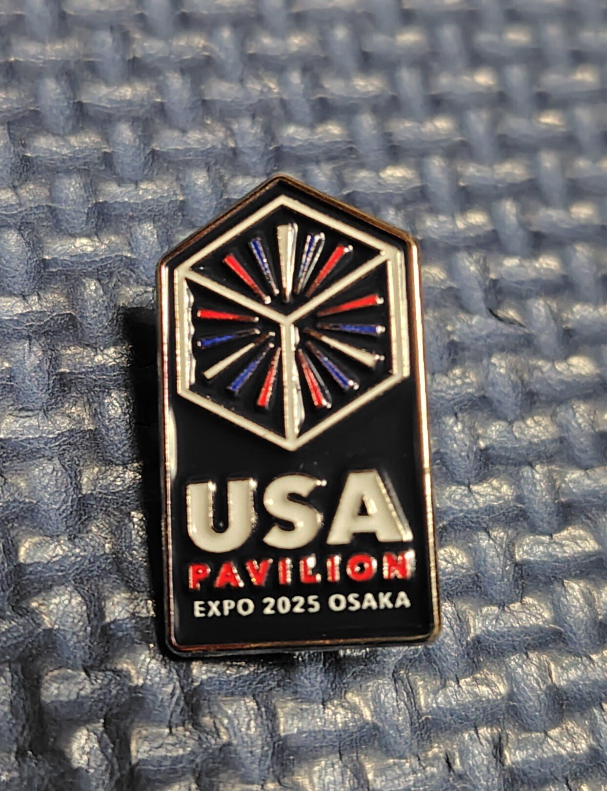 【非売品】大阪関西万博2025　USA Pavilion Expo　ピンバッジ USA EXPO 2025 OSAKA 大阪関西万博アメリカ館ピンバッジ 非売品