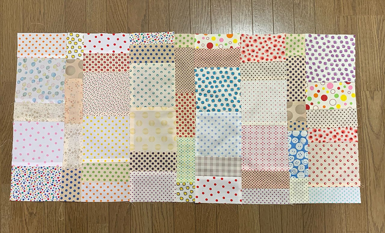 265.パッチワークキルトの枕カバーを作る。｜松縞しま子