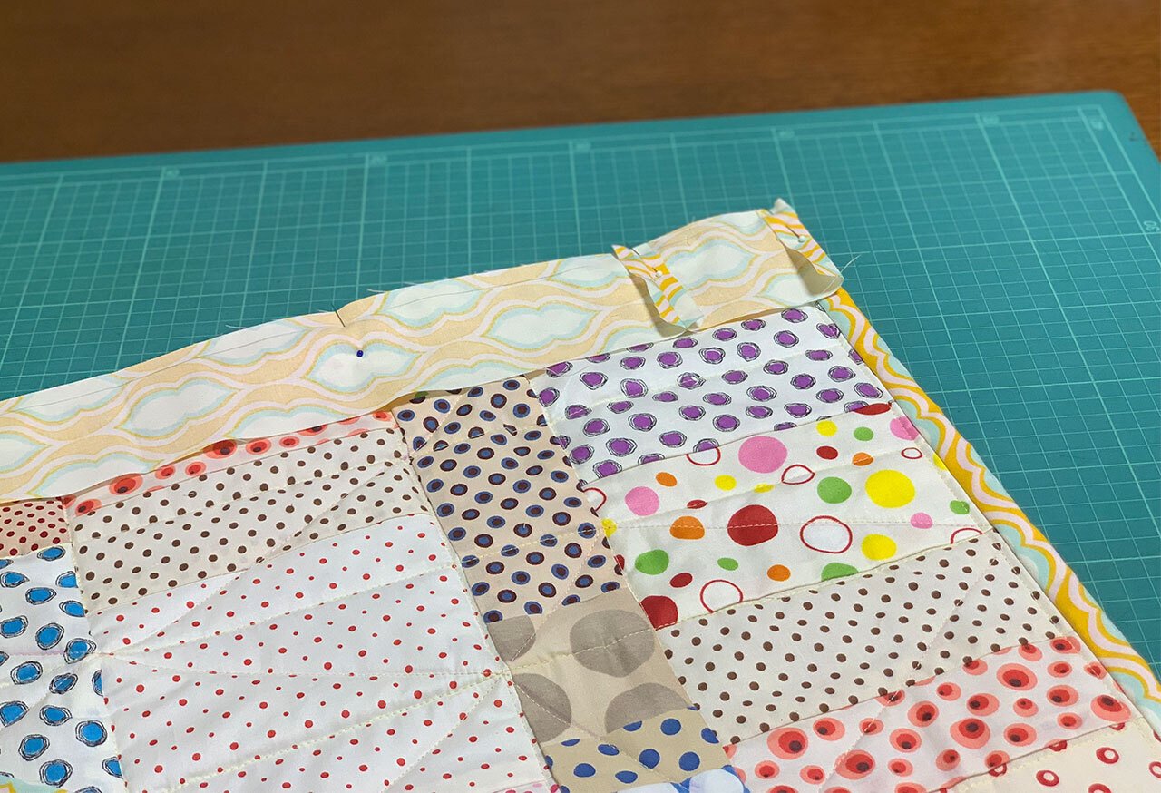 265.パッチワークキルトの枕カバーを作る。｜松縞しま子