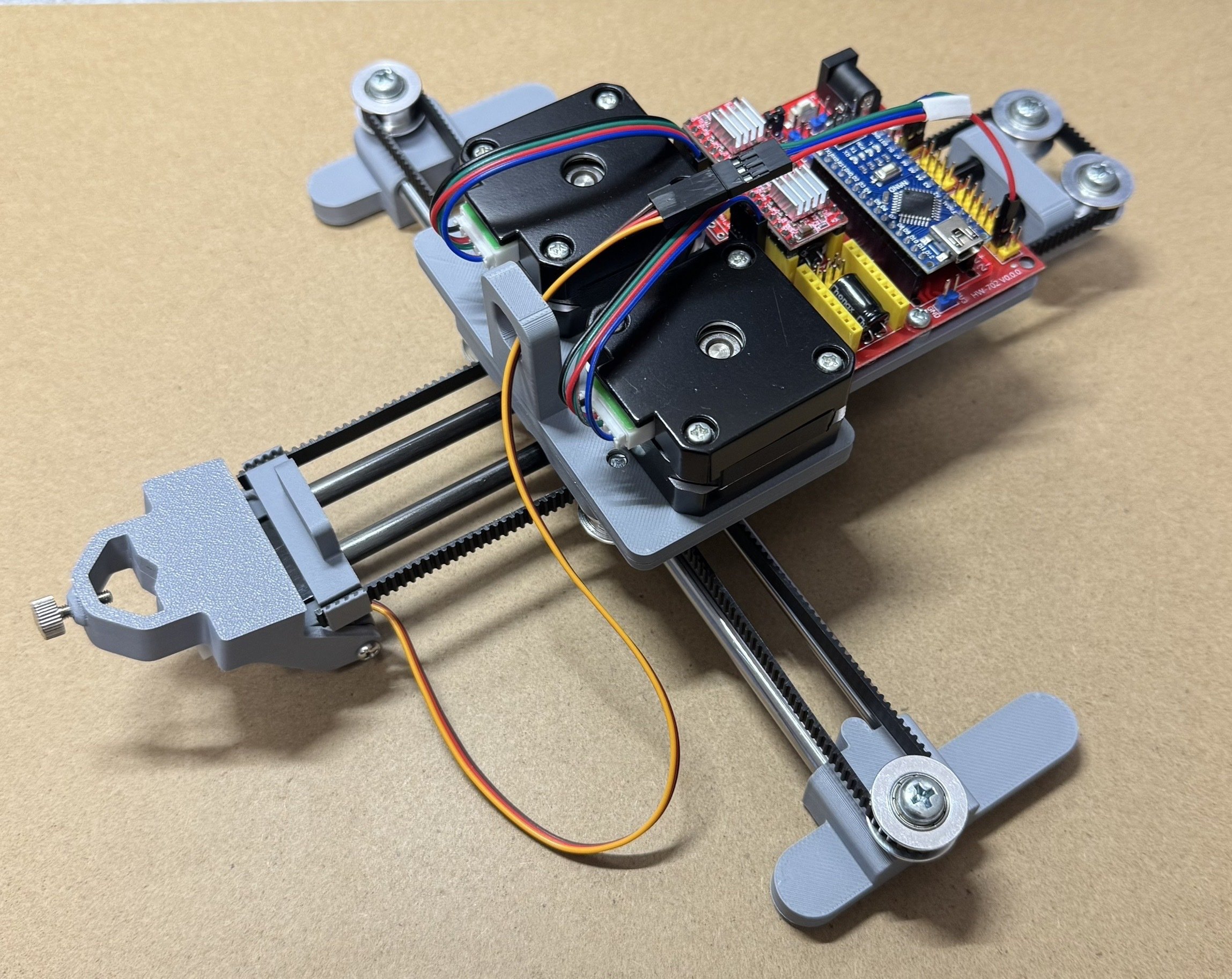 小型ペンプロッターを作る①｜折紙