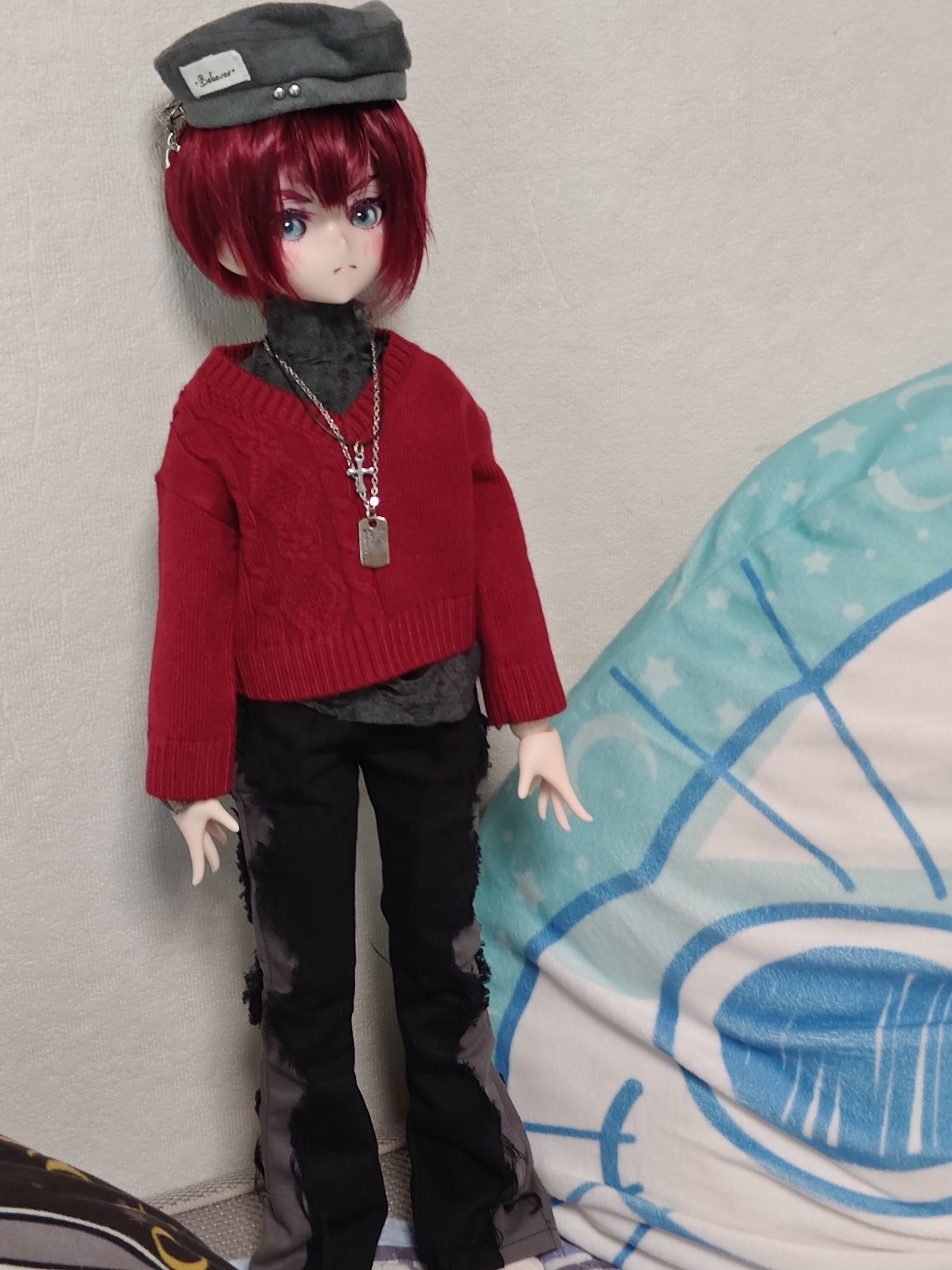 カスタムモンストドール、丑丑さん♪♪ モンストドール 丑丑 カスタム モンストドール カスタムドール 丑丑