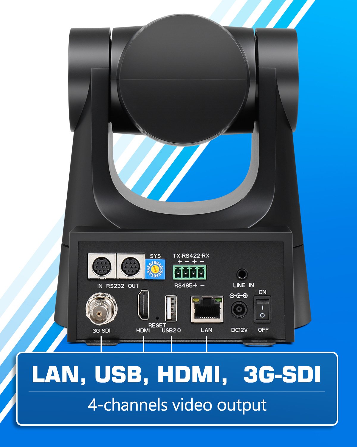 HDMIもSDIもある！安価なPTZカメラ「FoMaKo FMK20SDI Pro」の魅力