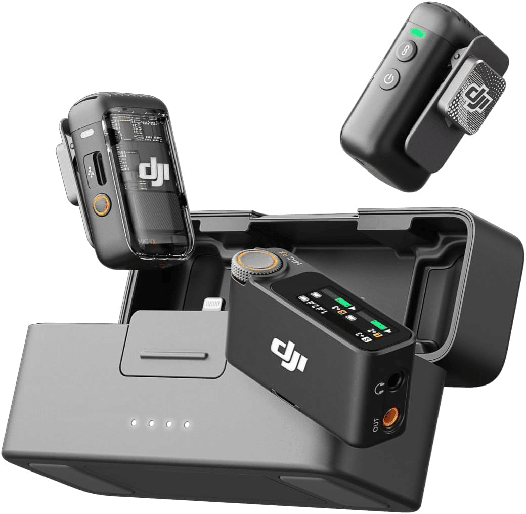 DJI mic2 セット 充電ケース付き DJI Mic 2 2人用ワイヤレスマイク 充電ケース付|GetGadgetGot