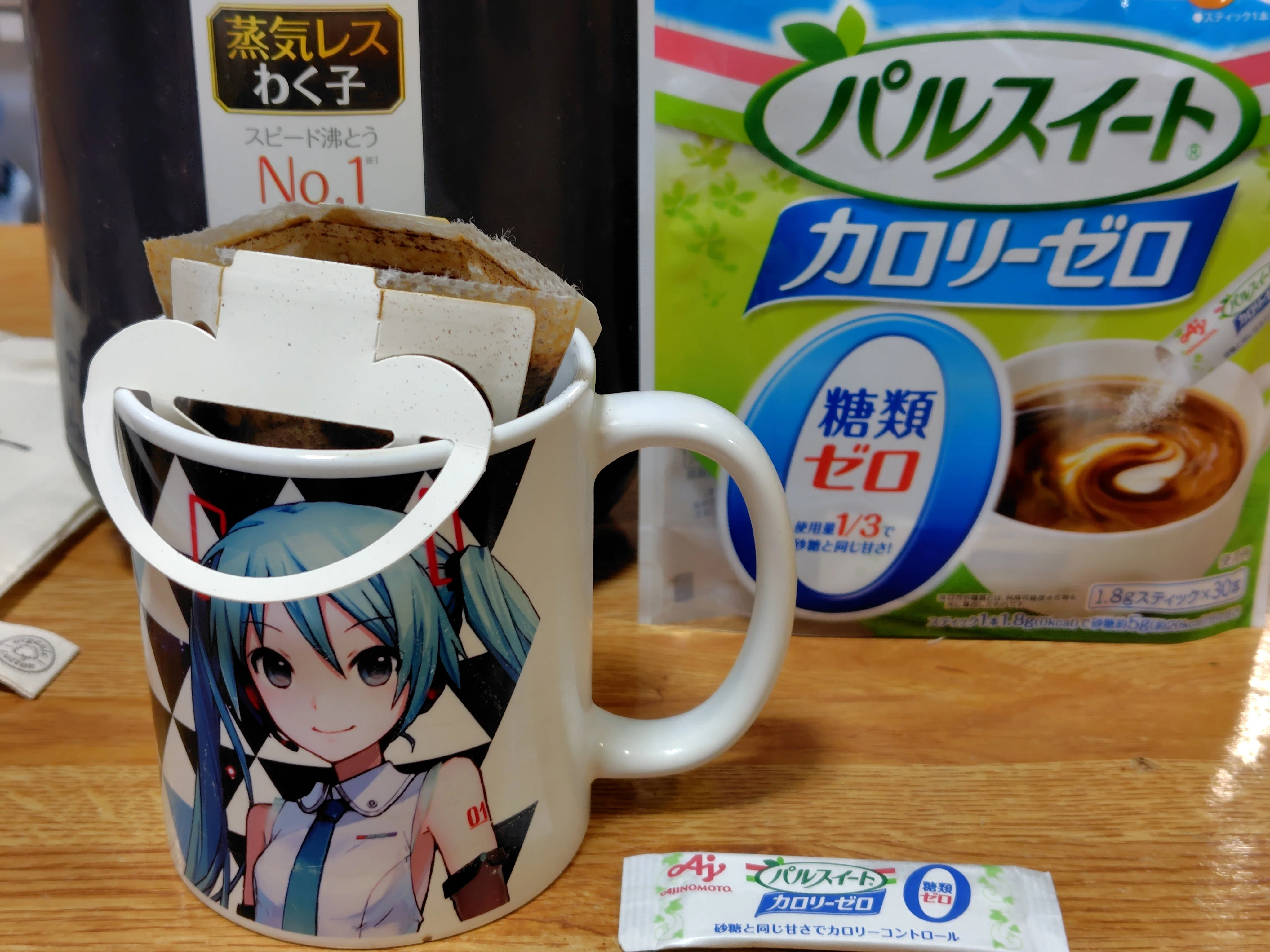 美鈴コーヒー×雪ミク ドリップコーヒーセットを飲んだぞ！｜toyotaku3