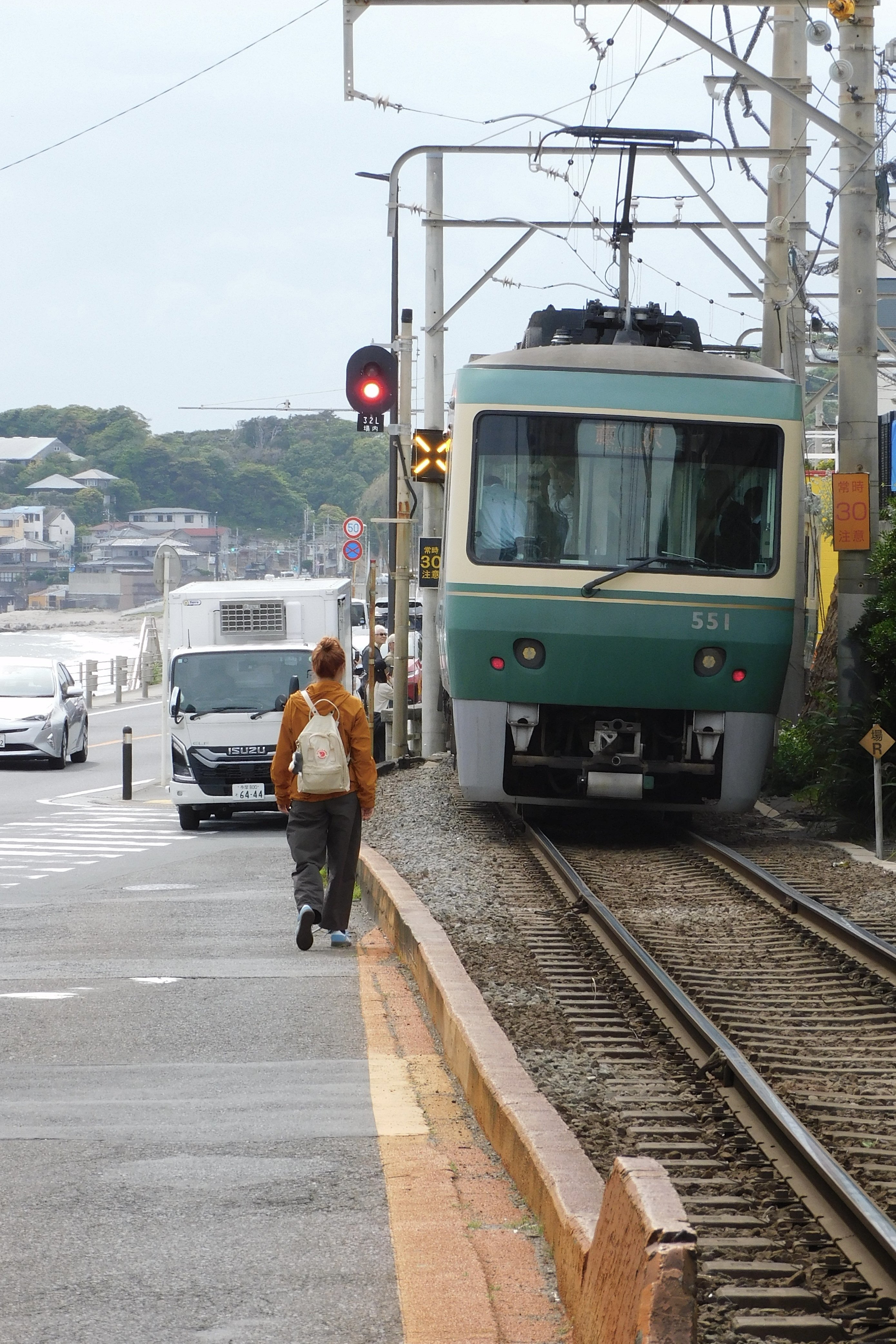 (現社名：江ノ電)　横浜電氣（江ノ島電鐡）大正初期　大人　5区券　拾銭　乗車券 現社名：江ノ電) 横浜電氣（江ノ島電鐡）大正初期 大人 5区券 拾銭