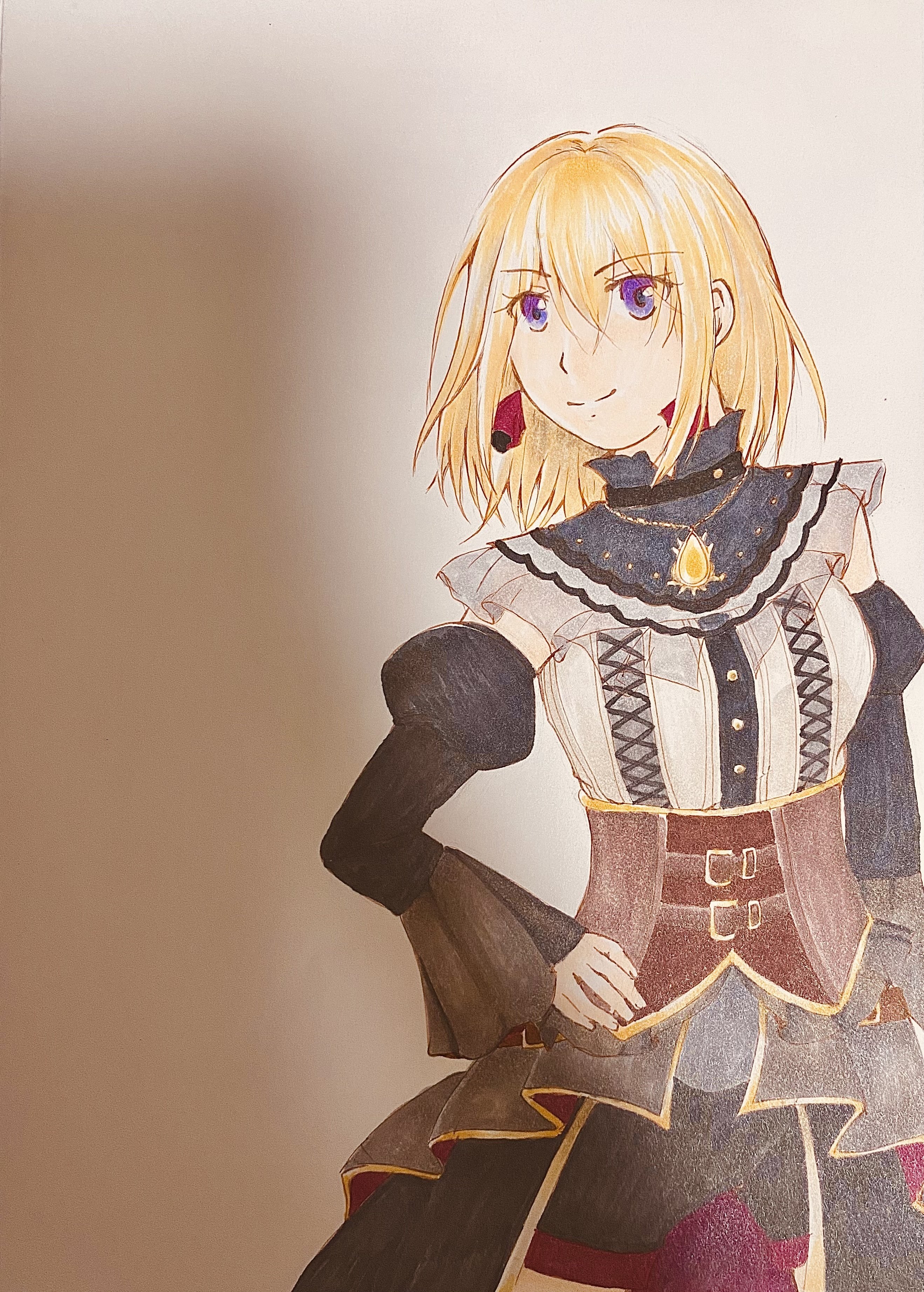 三角初華 ドロリス 色紙 バンドリ 10周年の軌跡展 バンドリ 10周年展 入場特典 色紙 Ave Mujica ドロリス 三角初華