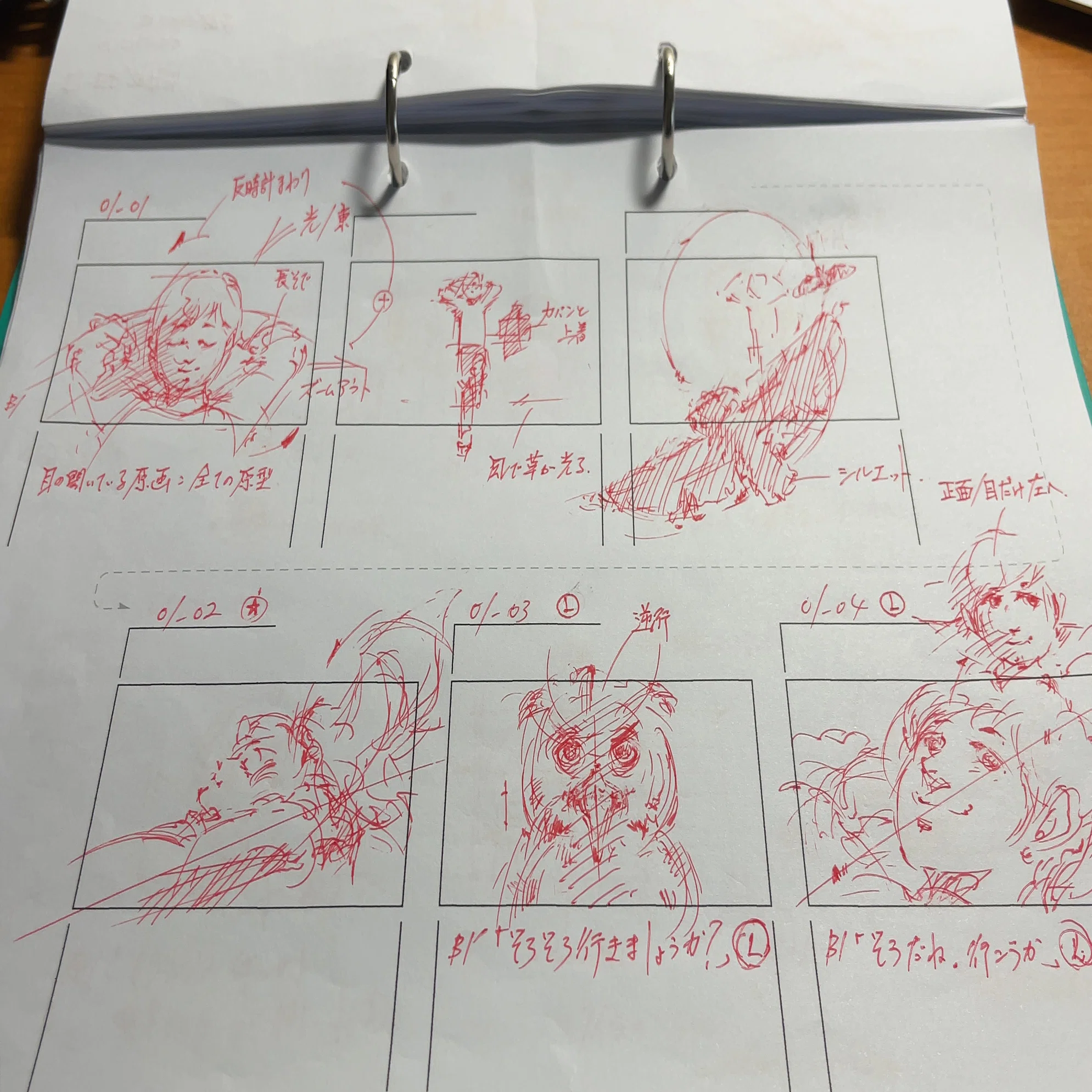 絵コンテ」を赤ペンで描く理由｜おじぞう／スギオカカズキ