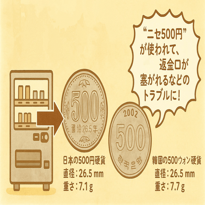 壱縁堂の1円雑学】第5回：自動販売機は、どうやって硬貨を見分けているのか？｜壱招猫