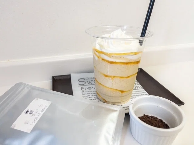 Vanilla Frappuccino Style] Vanilla-scented Frappuccino-style drink